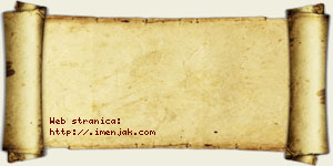 Poleksija Adamac vizit kartica